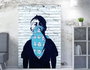 Wallity Lienzo Decorativo Banksy WY124 70 x 100 cm